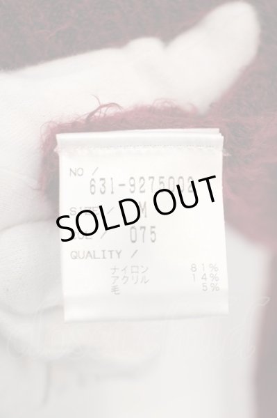 画像2: TORNADO MART / フェザーヤーンＶネックニットソー M ボルドー O-24-02-23-004-TO-to-YM-ZT284 (2)