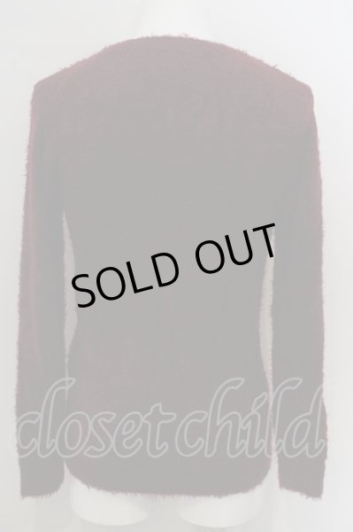 画像3: TORNADO MART / フェザーヤーンＶネックニットソー M ボルドー O-24-02-23-043-TO-to-YM-ZT270 (3)