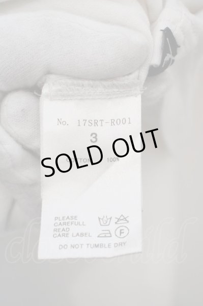 画像2: roar / swarovski pistol VネックTシャツ 3 ホワイト O-24-02-23-049-ro-ts-YM-ZT268 (2)