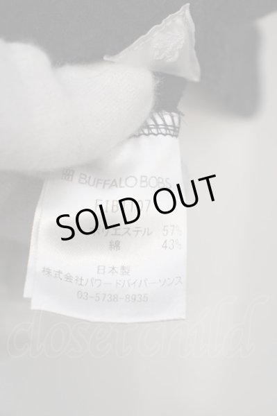 画像2: BUFFALO BOBS / ペイズリーブリスターVネックTシャツ 2 ブラック O-24-02-23-052-BU-ts-YM-ZT271 (2)