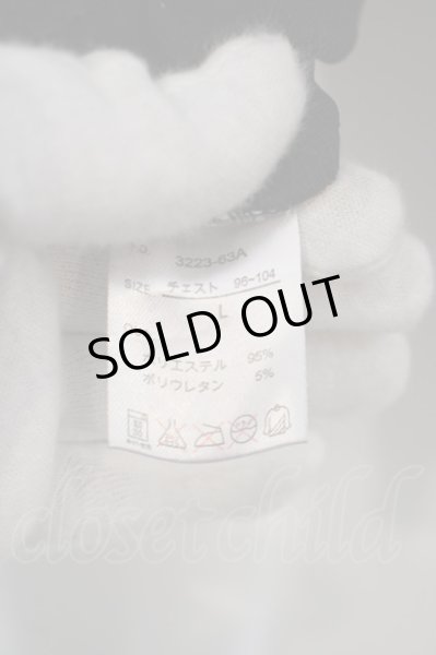 画像2: CavariA / ペイズリージャガードVネックカットソー M ブラック O-24-02-23-061-Ca-to-YM-ZT263 (2)