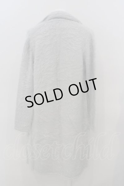 画像2: BUFFALO BOBS / CHIMERA(キメラ)フェザーモールロングカーディガン F グレー O-24-02-23-063-BU-ja-YM-ZT272 (2)