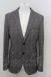 画像1: ZARA / グレンチェックノッチドラペルテーラードジャケット EU48 グレー O-24-02-23-068-ZA-ja-YM-ZT272 (1)