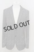 【SALE】ZARA / グレンチェックノッチドラペルテーラードジャケット EU48 グレー O-24-02-23-068-ZA-ja-YM-ZT272