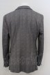 画像2: ZARA / グレンチェックノッチドラペルテーラードジャケット EU48 グレー O-24-02-23-068-ZA-ja-YM-ZT272 (2)