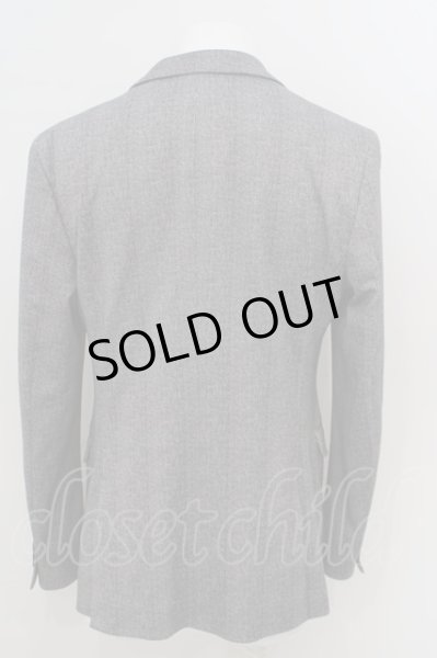 画像2: ZARA / グレンチェックノッチドラペルテーラードジャケット EU48 グレー O-24-02-23-068-ZA-ja-YM-ZT272 (2)