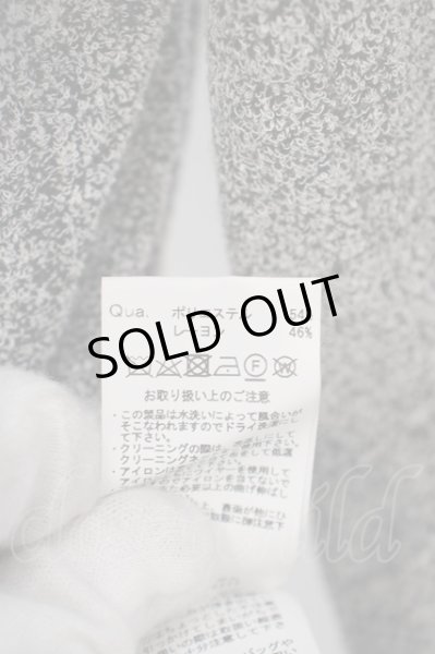 画像2: FUGA / Sphere 変形襟パイル7分袖ジップアップパーカー 44 ミックス（グレー） O-24-02-23-071-FU-to-YM-ZT279 (2)