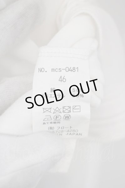 画像2: Moonage Devilment（清春） / COFFIN Tシャツ 46 ホワイト O-24-02-23-087-MO-ts-YM-ZT294 (2)