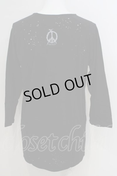 画像3: Moonage Devilment（清春） / xPROPA9ANDAコラボ Tシャツ 46 ブラック O-24-02-23-092-MO-ts-YM-ZT293 (3)