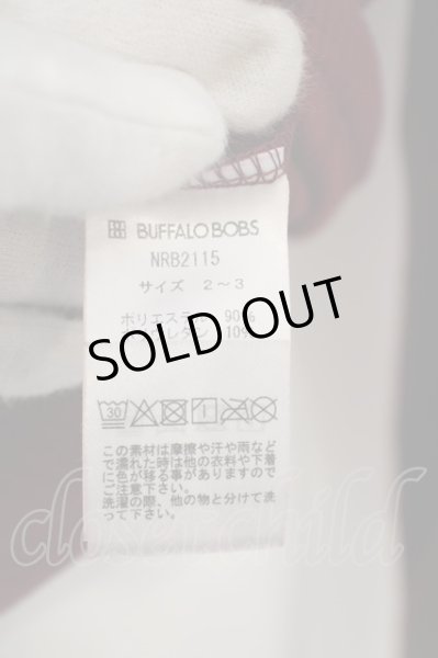 画像2: BUFFALO BOBS / CORTINA-V(コルティナ-V)ベロアテレコVネックトップス 2-3 ワイン O-24-02-23-009-BU-to-YM-ZT287 (2)