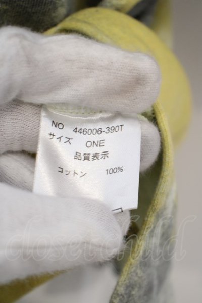 画像2: 【WINTERセール】NO ID. BLACK / タイダイBIG-PO Tシャツ ONE イエロー O-24-02-23-095-NO-to-YM-ZT293