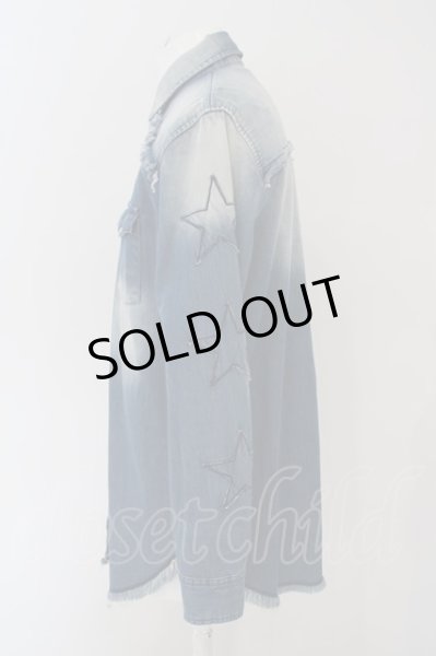 画像2: JURY BLACK / アームスターサイドZIPロングデニムウエスタンシャツ M インディゴ O-24-02-23-101-JU-sh-YM-ZT230 (2)