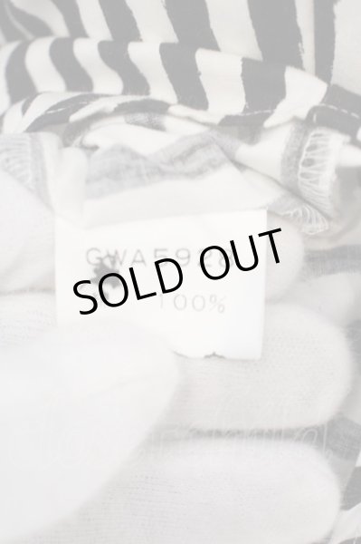 画像3: CavariA / ハンドストライプシャツ 46 ブラックxホワイト O-24-02-23-125-Ca-sh-YM-ZT239 (3)