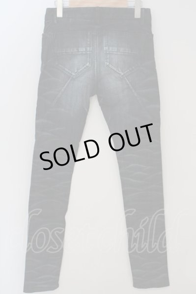 画像2: JOHNNY WOLF / EAST END-KUMADORI 2WAYデニムパンツ 1 ブルー O-24-02-23-022-JO-pa-YM-ZT283 (2)