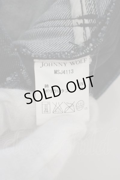 画像3: JOHNNY WOLF / EAST END-KUMADORI 2WAYデニムパンツ 1 ブルー O-24-02-23-022-JO-pa-YM-ZT283 (3)