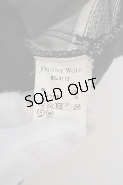 画像3: JOHNNY WOLF / EAST END-KUMADORI 2WAYデニムパンツ 1 インディゴ O-24-02-23-023-JO-pa-YM-ZT283 (3)