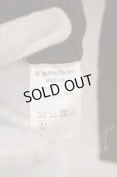 画像2: BUFFALO BOBS / ZEN-TURTLE (ゼンタートル)リブ編みニットソー 1-2 ワイン O-24-02-23-028-BU-to-YM-ZT288 (2)