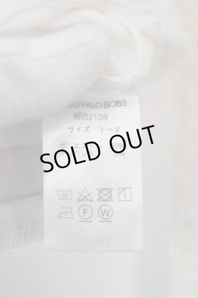 画像2: BUFFALO BOBS / GRAIN(グレイン) ウェーブタックVネックカットソー 1-2 ホワイト O-24-02-23-029-BU-to-YM-ZT283 (2)