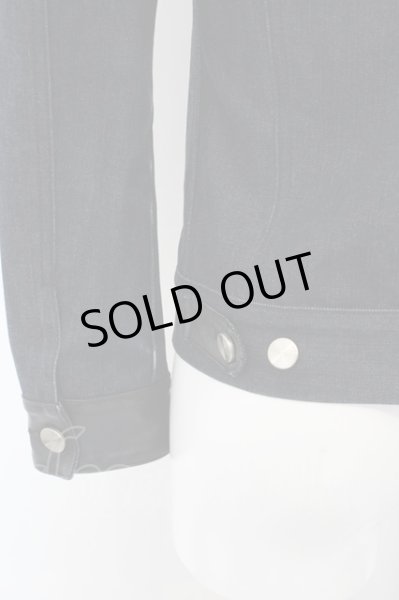 画像5: NO ID. / カウレザー切り替えコーティングデニムトラッカー　Gジャン　ジャケット 1 ブルー O-24-02-25-019-NO-ja-YM-ZT248 (5)