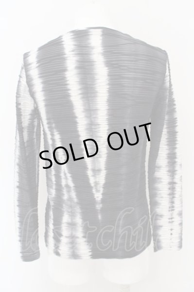 画像2: TORNADO MART / ウェーブジャガードタイダイカットソー M ブラックｘホワイト O-24-02-25-003-TO-to-YM-ZT465 (2)