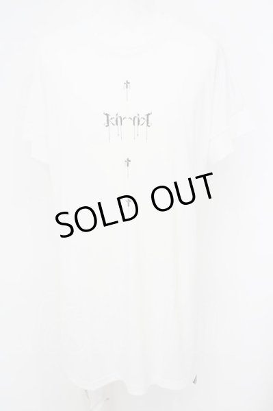 画像1: kiryuyrik / Logo Print Dolman Tee M ホワイト O-24-02-25-031-ki-to-YM-ZT183 (1)