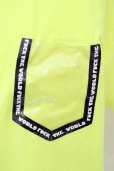 画像2: NO ID. BLACK / ビニールポケットC-N-T 半袖Tシャツ 1 ネオンイエロー O-24-02-25-037-NO-ts-YM-ZT184 (2)