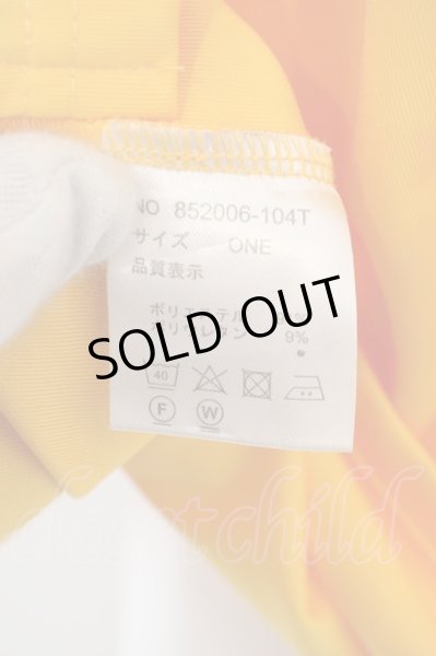 画像3: NO ID. / ドロップショルダードレープBIG-T Tシャツ ONE オレンジ O-24-02-25-038-NO-ts-YM-ZT184 (3)