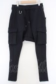 画像1: kiryuyrik / Line Sarouel Pants M ブラック O-24-02-25-042-ki-pa-YM-ZT192 (1)