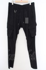 【WINTERセール】kiryuyrik / Easy Cargo Pants L ブラック O-24-02-25-043-ki-pa-YM-ZT192