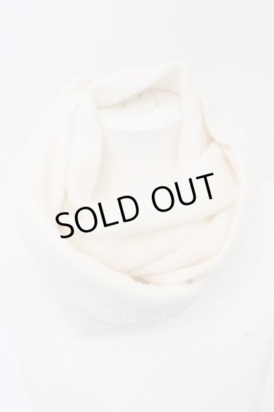 画像2: NO ID. / パイルニットスヌード  ホワイト O-24-02-25-051-NO-za-YM-ZT183 (2)