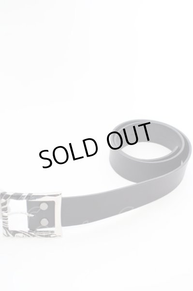 画像4: kiryuyrik / PinBuckle Brass+CowSmoothLeatherBelt　SET M ブラックｘシルバー O-24-02-25-053-ki-za-YM-ZT-ML001 (4)