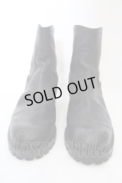 画像2: JULIUS / Leather Boots ３：27.7cm ブラック O-24-02-25-054-JU-sho-YM-ZT3000 (2)