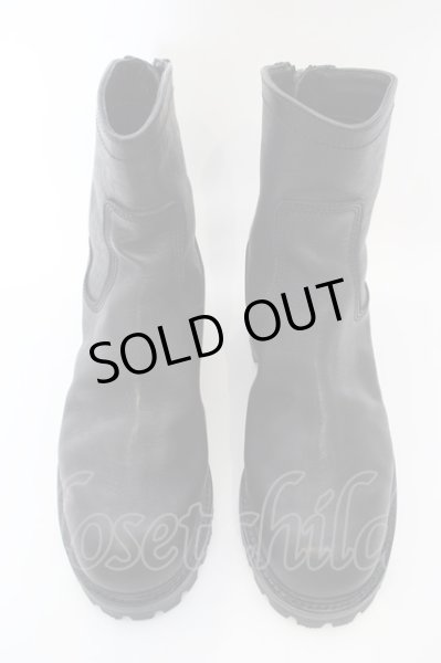 画像3: JULIUS / Leather Boots ３：27.7cm ブラック O-24-02-25-054-JU-sho-YM-ZT3000 (3)