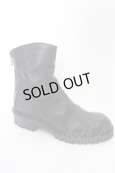 画像4: JULIUS / Leather Boots ３：27.7cm ブラック O-24-02-25-054-JU-sho-YM-ZT3000 (4)