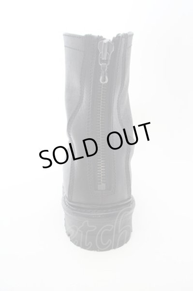 画像10: JULIUS / Leather Boots ３：27.7cm ブラック O-24-02-25-054-JU-sho-YM-ZT3000 (10)