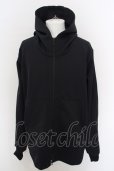 画像1: kiryuyrik / Knit Jersey Line Hoodie M ブラック O-24-02-25-007-ki-to-YM-ZT468 (1)