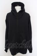 【WINTERセール】kiryuyrik / Knit Jersey Line Hoodie M ブラック O-24-02-25-007-ki-to-YM-ZT043