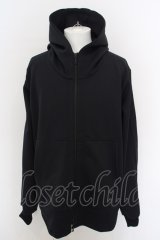 kiryuyrik / Knit Jersey Line Hoodie M ブラック O-24-02-25-007-ki-to-YM-ZT468