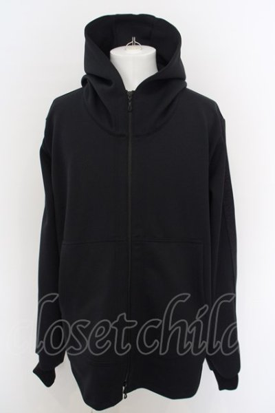 画像1: kiryuyrik / Knit Jersey Line Hoodie M ブラック O-24-02-25-007-ki-to-YM-ZT468