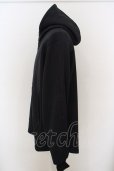 画像2: 【WINTERセール】kiryuyrik / Knit Jersey Line Hoodie M ブラック O-24-02-25-007-ki-to-YM-ZT043 (2)