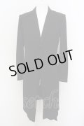 【SALE】kiryuyrik / Shrink Wool Jersey Flare Jacket M ブラック O-24-02-25-008-ki-ou-YM-ZT468