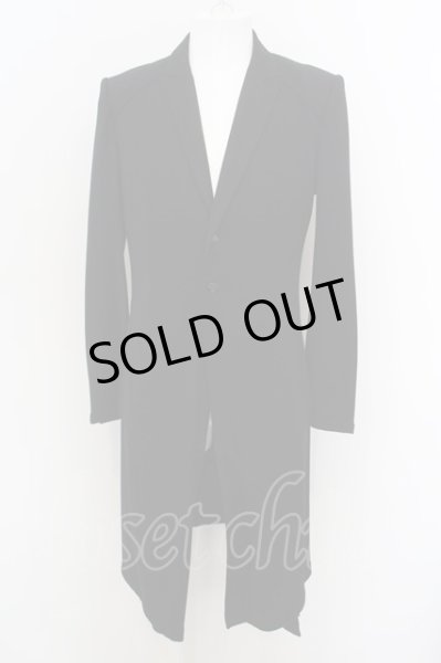 画像1: kiryuyrik / Shrink Wool Jersey Flare Jacket M ブラック O-24-02-25-008-ki-ou-YM-ZT468 (1)