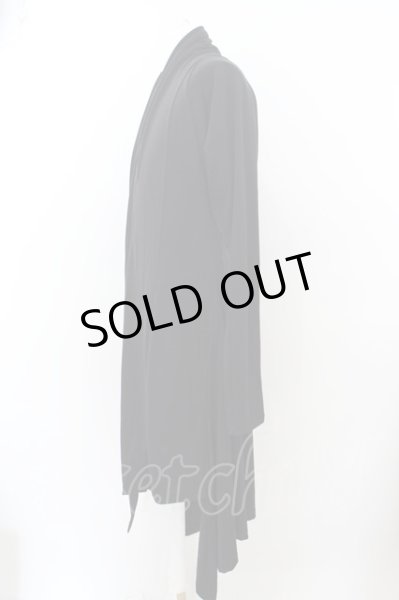 画像4: kiryuyrik / DolmanCardigan L ブラック O-24-02-25-009-ki-to-YM-ZT183 (4)