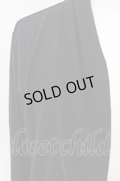 画像2: kiryuyrik / Layered Shawl Cardigan L ブラックｘホワイト O-24-02-25-010-ki-to-YM-ZT183 (2)