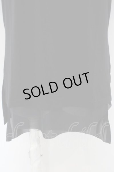 画像2: kiryuyrik / V Neck Layered Tee M ブラック O-24-02-25-011-ki-to-YM-ZT246 (2)