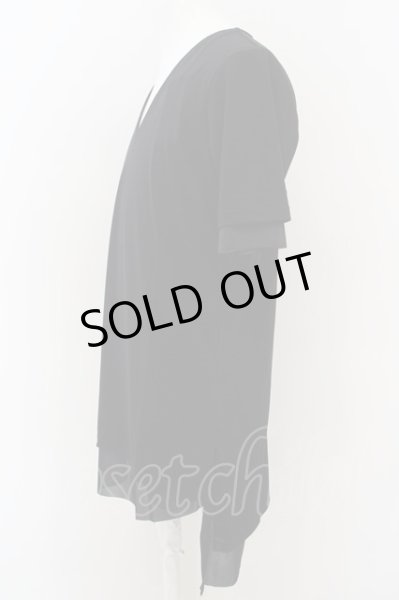 画像3: kiryuyrik / V Neck Layered Tee M ブラック O-24-02-25-011-ki-to-YM-ZT246 (3)