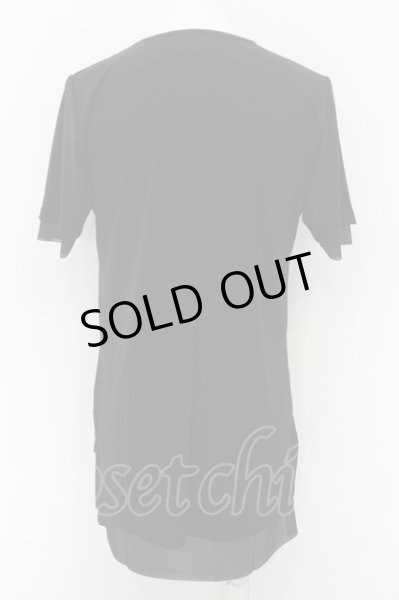 画像4: kiryuyrik / V Neck Layered Tee M ブラック O-24-02-25-011-ki-to-YM-ZT246 (4)