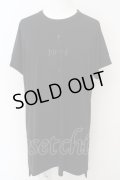 【SALE】kiryuyrik / Logo Print Dolman Tee M ブラック O-24-02-25-012-ki-to-YM-ZT246