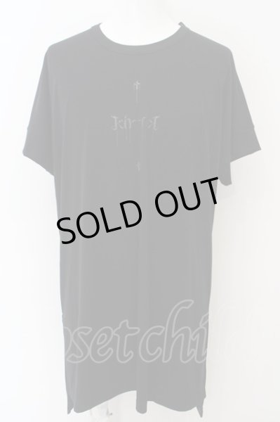 画像1: kiryuyrik / Logo Print Dolman Tee M ブラック O-24-02-25-012-ki-to-YM-ZT246 (1)
