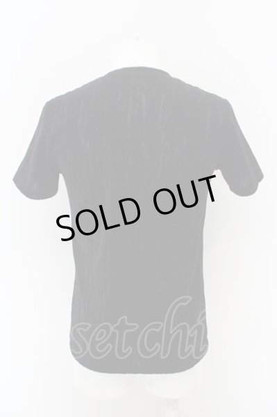 画像3: TORNADO MART / パイルカットソーVネック　Tシャツ M ブラック O-24-02-25-013-TO-ts-YM-ZT246 (3)